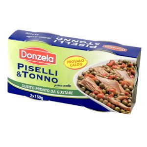 Tuniak s hráškom Donzela 2x160g