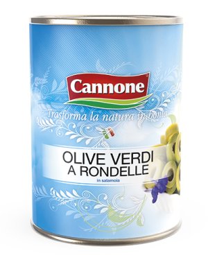 Olivy zelené krájané Cannone 4kg