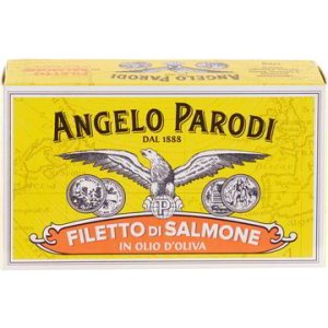 Losos v olivovom oleji Angelo Parodi 120g