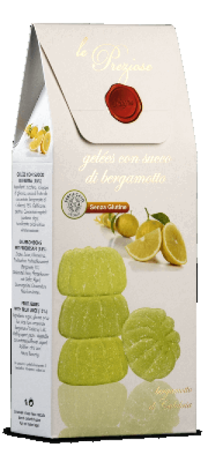 Želatínové cukríky citrón Bergamot Le Preziose 200g