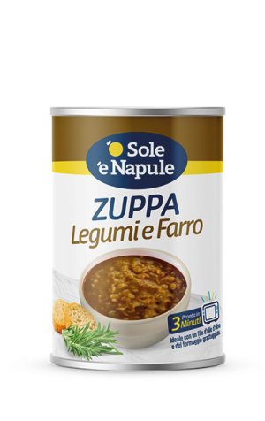 Strukovinová polievka so špaldou O Sole e Napule 400g
