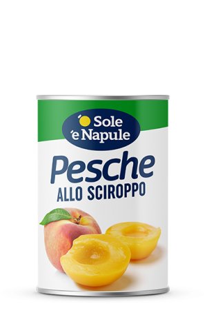 Kompót broskyne v sirupe O Sole e Napule 410g