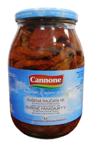 Sušené paradajky v oleji Cannone 990g