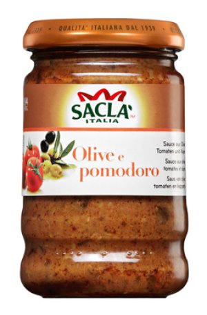 Olivy s paradajkami Sacla 190g