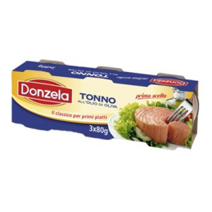 Tuniak v olivovom oleji Donzela 3x80g
