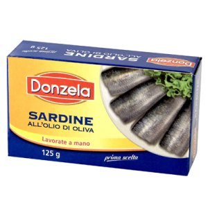 Sardinky v olivovom oleji Donzela 125g