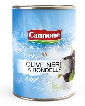 Olivy čierne krájané Cannone 4kg