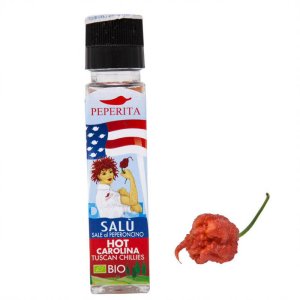 Mlynček na soľ Carolina Reaper Peperita BIO 95g